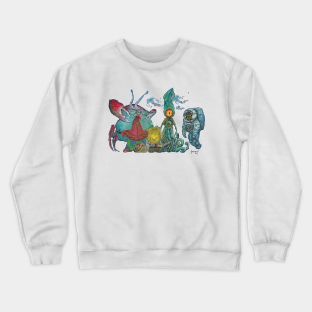 Spongebob Strangepants Crewneck Sweatshirt by MikeDubisch